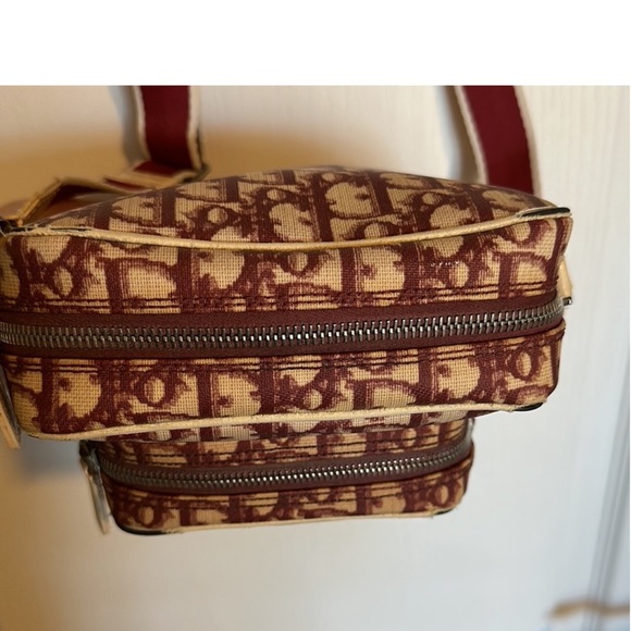 DIOR ♥️ Red trotter crossbody Classic Vintage adjustable web strap Authentic ♥️ - Picture 11 of 11
